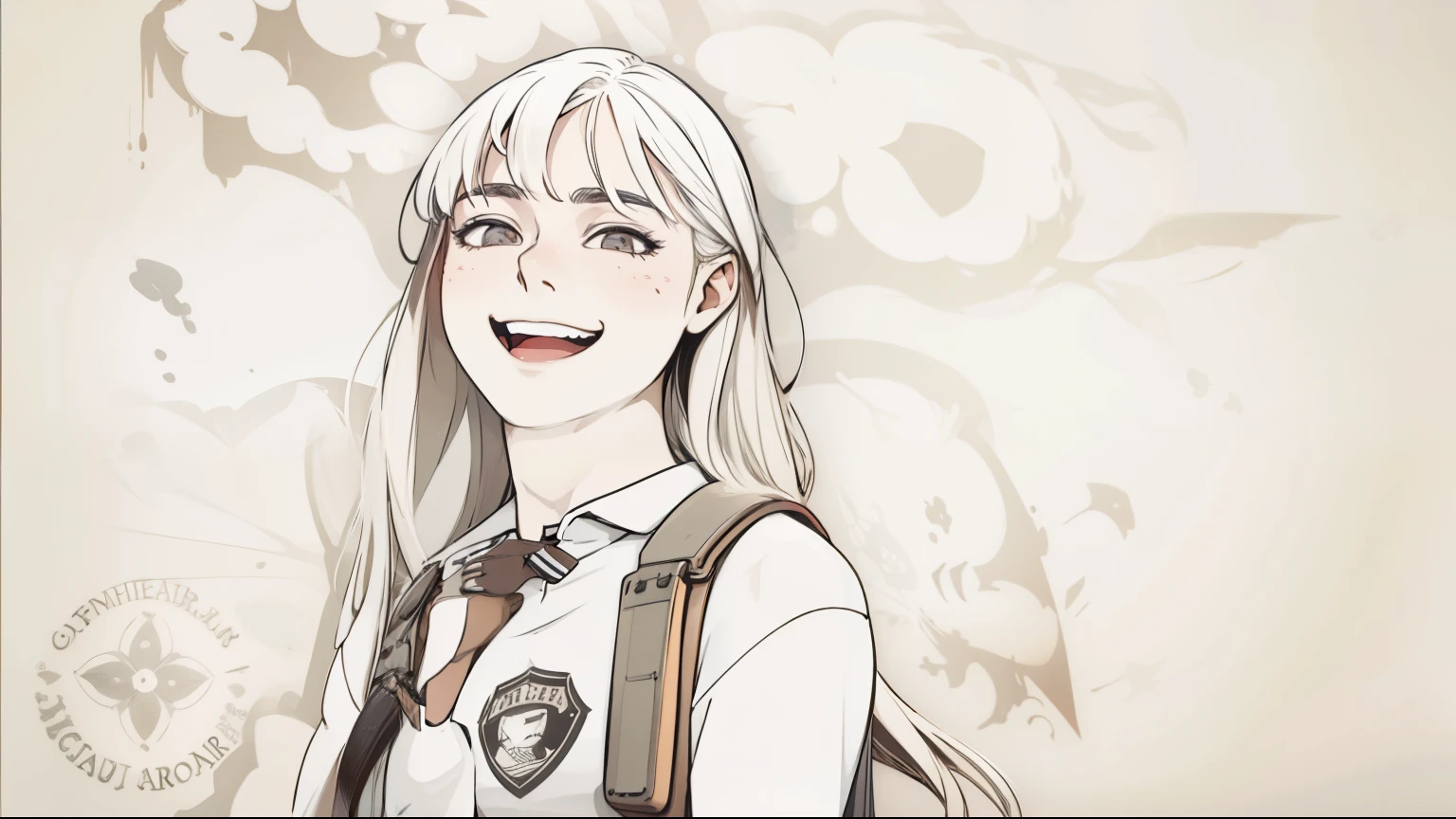 there is a high school girl