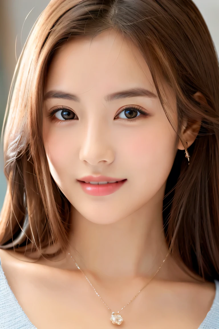 (((8k,Attention to detail,Attention to detail、highest quality,masterpiece,Attention to detail,alone))),RAW Photos & Realistic atmosphere,Beautiful dark eyes,Mouth Details,Glossy Lips,Thin eyebrows,beautiful Eyes、Soft white skin that shines in every detail、Her deep black eyes are very beautiful,Lip details、Very beautiful face,Very beautiful face、A vivid face,beautiful, Glowing Lips,beautiful Eyebrows,Infinite Reality, Realistic Young Gravure Idol,Very cute woman , Young Gravure Idol, Young Gravure Idol, とても美しくてかわいいbeautiful 21 year old beauty,Incredibly beautiful and elegant,beautiful 21 year old beauty,Natural soft light,(Shiny Hair,,beautiful and kind eyes:1.5),A kind smile,Shapely breasts,Long Hair,beautiful posture,No makeup,A little look at the camera,Red Shirt,