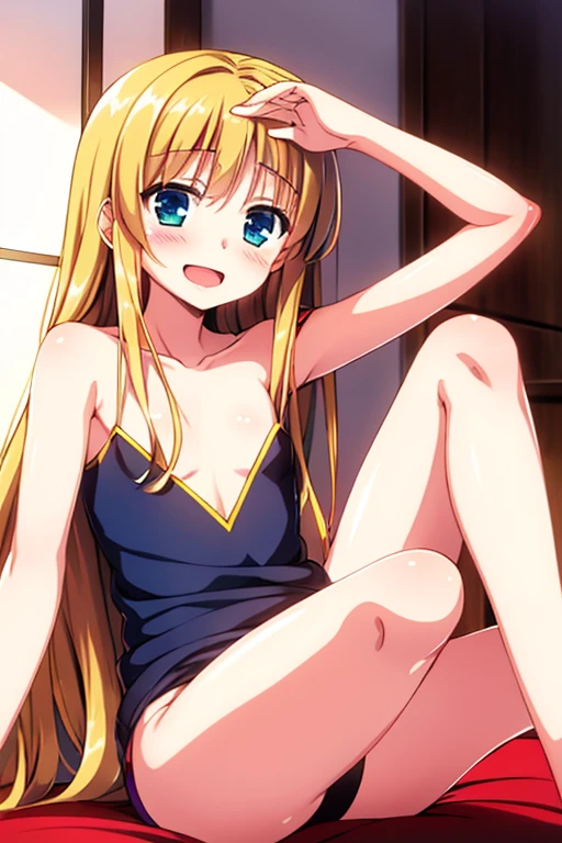 ((highest quality)), ((masterpiece)), (be familiar with), Perfect Face, indoor, Bedroom, Watching the audience,
One woman, Asia Argento,
Open Mouth, Ecstatic expression, blush, smile,
Small breasts, Flat Chest, Young Girl, , , Girl,
Long Hair, Long Hair,
Leg spread,