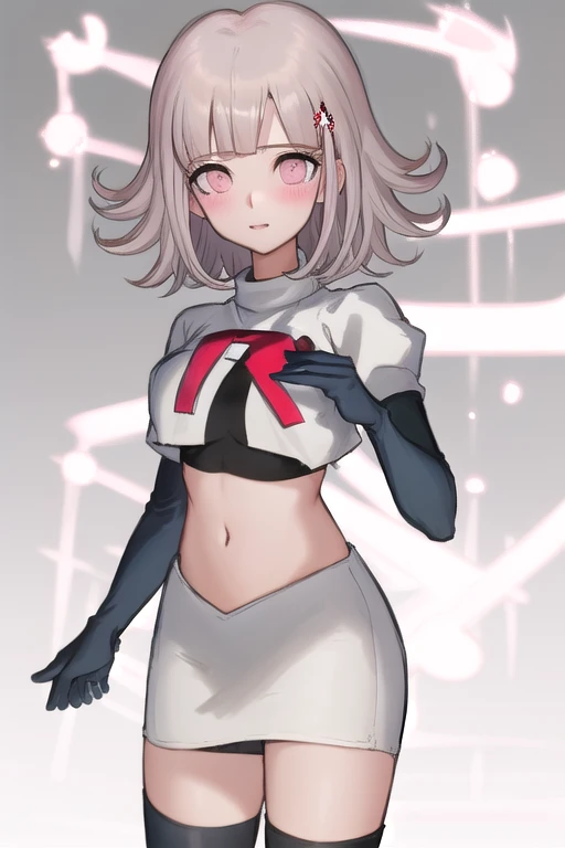 (((scrawny))),(Wheat skin),(Dark Skin),((high school student)),((tanlines)),(side ponytail,ahoge,One eye is covered by hair),((Purple Hair)),(fluorescent pink streaked hair),(Green Eyes),Slanted Eyes,Scrunchie,BREAK,(Micro Bikini),((Transparent vinyl raincoat))