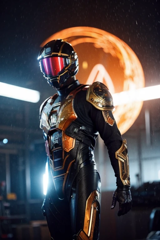 cinematic film still professional 3d model anime artwork concept art a masterpiece oil painting, comic comic Dreamscape an futuristic pilot suit falling backwards into the cosmos, the space suit looks like something out of a science fiction anime . Surreal, ethereal, dreamy, mysterious, fantasy, highly detailed . highly detailed, psychedelic, vibrant, highly detailed . digital artwork, illustrative, painterly, matte painting, highly detailed, he is panicking, scared . key visual, vibrant, highly detailed . octane render, highly detailed, volumetric, dramatic lighting, glossy, lense flare, shiny surface, reactor core, heavy armor, black and fire orange color scheme, aggressively wolf designed helmet, on cosmic fire . shallow depth of field, vignette, highly detailed, high budget, bokeh, cinemascope, moody, epic, gorgeous, film grain, grainy