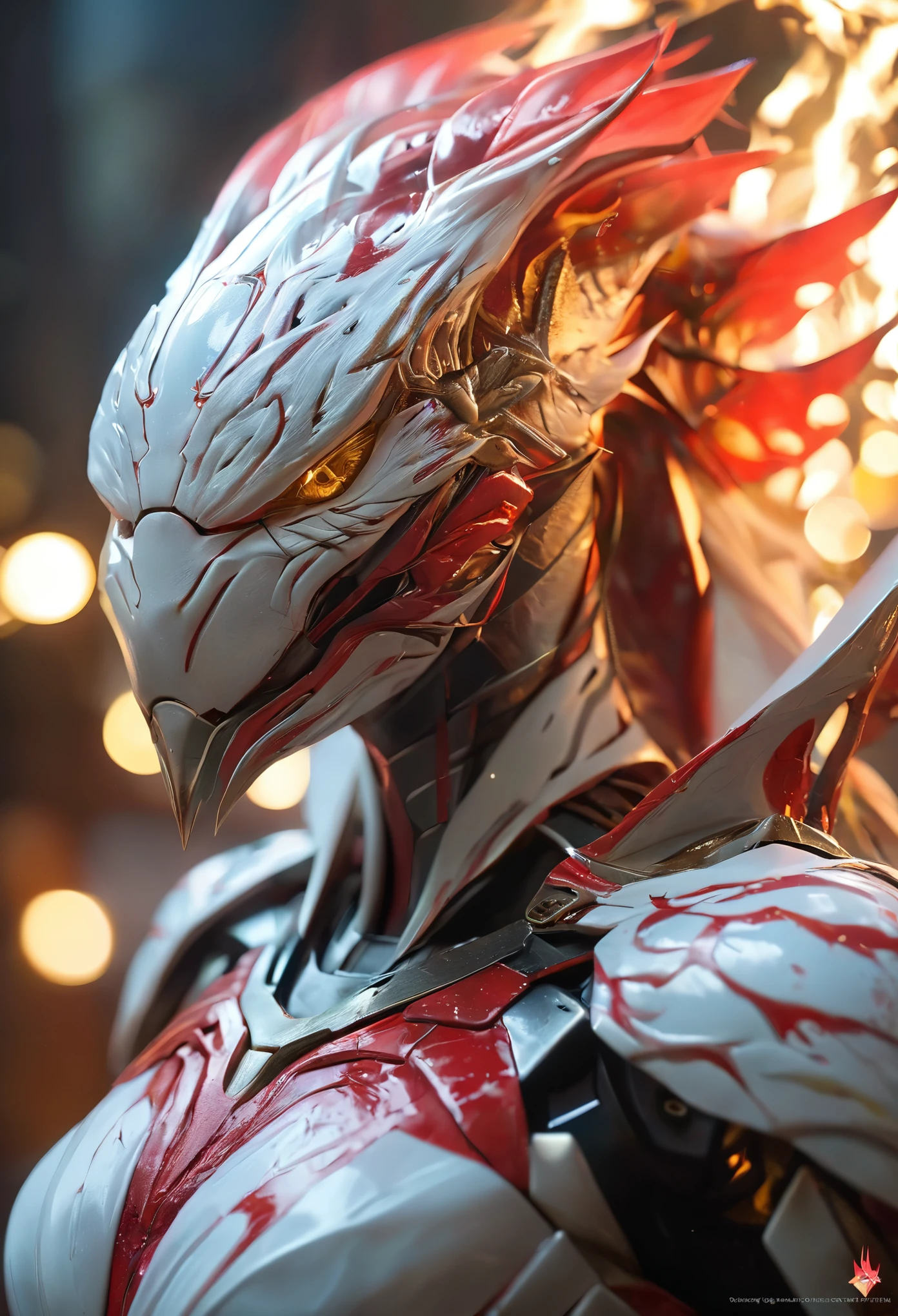 (best quality,4k,8k,highres,masterpiece:1.2), ultra-detailed, (realistic,photorealistic,photo-realistic:1.37), white creature, otherworldly, Lovecraftian, chitinous skin, bioluminescent patterns, somber color palette, eerie lighting.(NSFW:1.4), white, pink, red, very long sharp red claws, large claws, She has bioluminescent all over her body. moist skin, (Ultra-detailed and complex skin patterns:1.2), (Translucent chitinous exoskeleton:1.3), (extremely thin waist:1.4), (destroyed ???????:1.5), ferocious, erotic