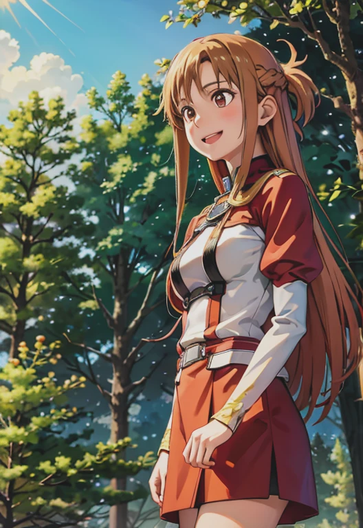 SO-Asuna,alone,smile,City of Forests