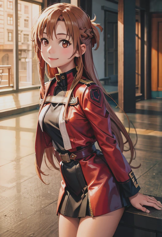 SO-Asuna,alone,smile,Town