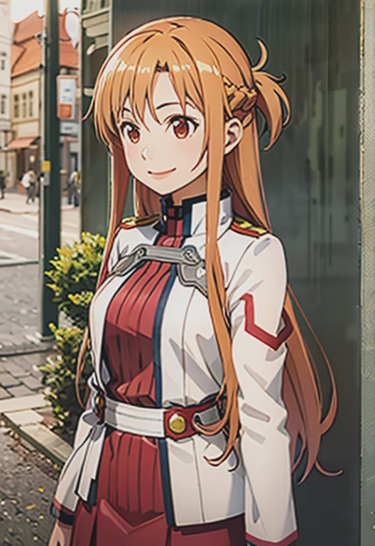 SO-Asuna,alone,smile,Town