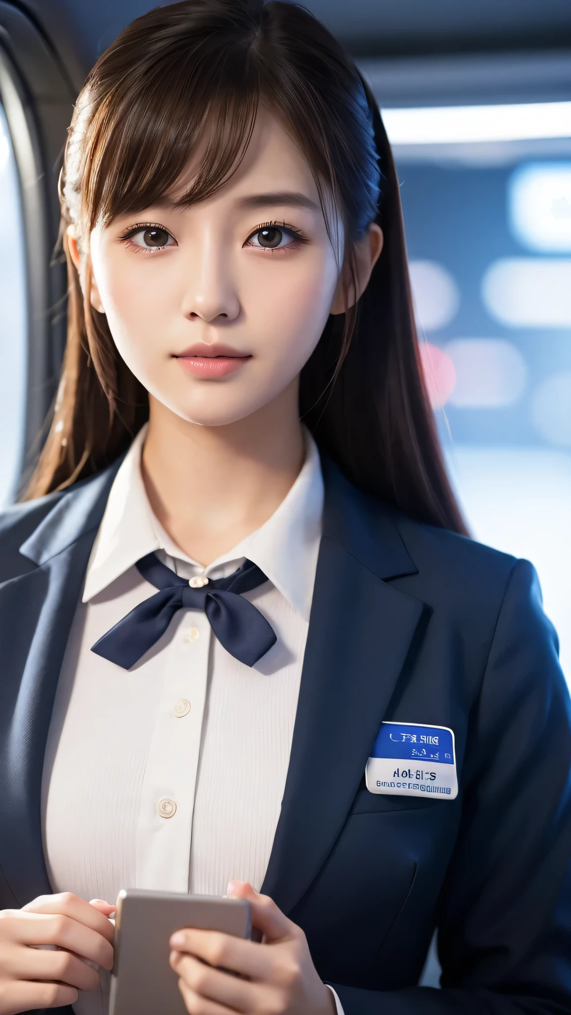 Super detailed, High resolution, Super detaileded, highest quality, wonderful, highest quality,Integrated 8K wallpaper, cinematic lighting, stewardess、20-year-old、Japanese