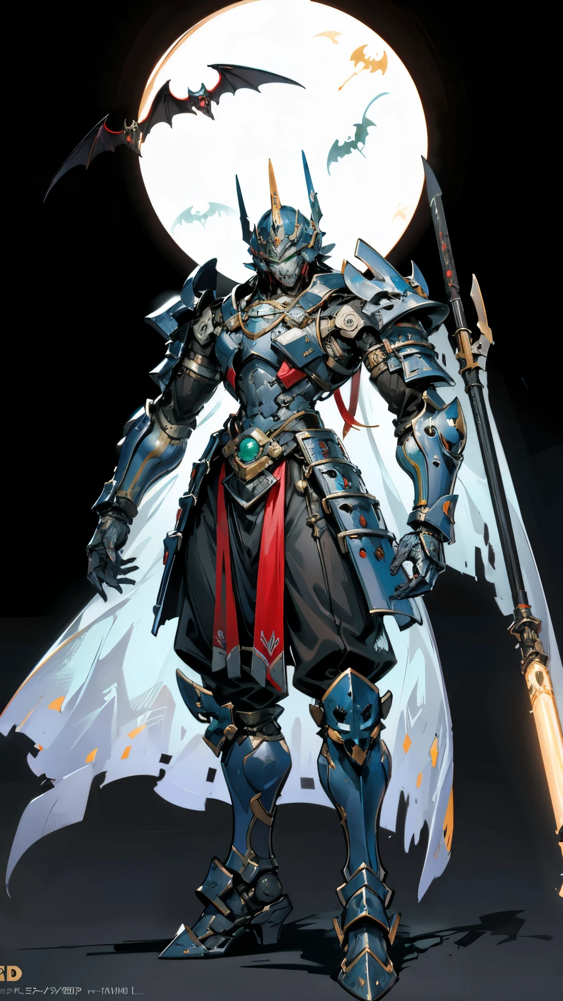 A man wearing a full-face helmet, a fantasy-style biotech armored combat suit, green eyes, (a composite layered chest armor), fully enclosed shoulder guards, matching arm and leg guards, the belt is adorned with fangs biting into orbs, (the color scheme is primarily black with red accents), the design balances heavy with agility, a high-tech bio-mecha armor, (Bat concept Armor, stand on the top of a skyscraper in a futuristic sci-fi city), this character embodies a finely crafted fantasy-surreal style armored hero in anime style, exquisite and mature manga art style, (element, plasma, energy, the armor glows), ((male:1.5)), metallic, real texture material, dramatic, high definition, best quality, highres, ultra-detailed, ultra-fine painting, extremely delicate, professional, perfect body proportions, golden ratio, anatomically correct, symmetrical face, extremely detailed eyes and face, high quality eyes, creativity, RAW photo, UHD, 32k, Natural light, cinematic lighting, masterpiece-anatomy-perfect, masterpiece:1.5