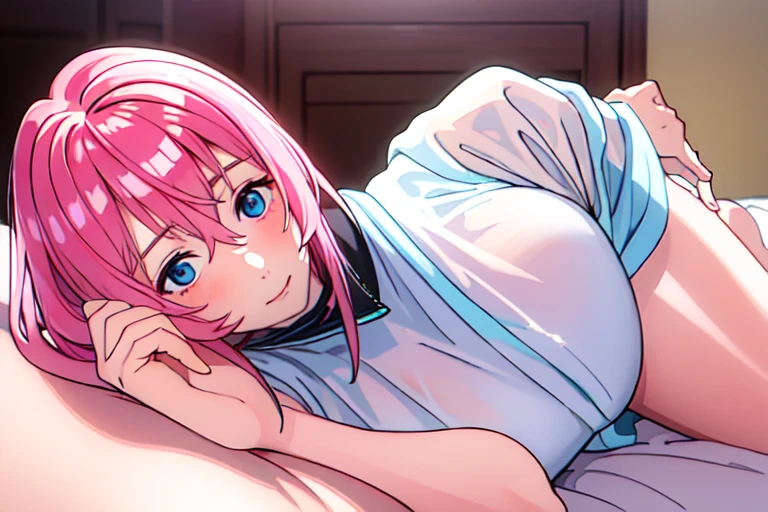 ((Top Quality、16K、masterpiece:1.3))、a tall and beautiful woman、Perfect Figure:1.4、(dream aesthetic) Slim Abs, young natural girl (otome dori) solo, long and voluminous pale-pink hair 、messy hairstyle (with hair bangs), turquoise-blue eyes, pale-white skin (highlighted, realistic shading)、natural bust、Highly detailed facial and skin texture、(A detailed eye, Symmetry Eyes, Clear realistic eyes, Double eyelidd、Cold-stricken face、Symmetrical face), very realistic skin, goth makeup, Royal sisters full of fans、The Telegraph Esbian、peach buttocks, white shirt (wet), miniskirt, black tights, cleavage, squart、(Raw foto:1.2)、((Photorealcitic:1.4))Top Quality、masterpiece、Real Photography、very delicate and beautiful.、super detailed CG、Unity、8K photo wallpaper、delicate detail、best qualtiy、Highly detailed CG unity 16k wallpaper、absurderes、Incredibly Absurd、huge file size、extremely highly detailed、Hight Resolution、ighly Details、Beautiful detail girl、extremely beautiful eyes and face, cute eyes look、Facial light、cinematic lightings, (realistic pantyhose) 1girll、see -through, inside house (bedroom) 、ulzzang-6500、The Telegraph Esbian, different poses at different angles,