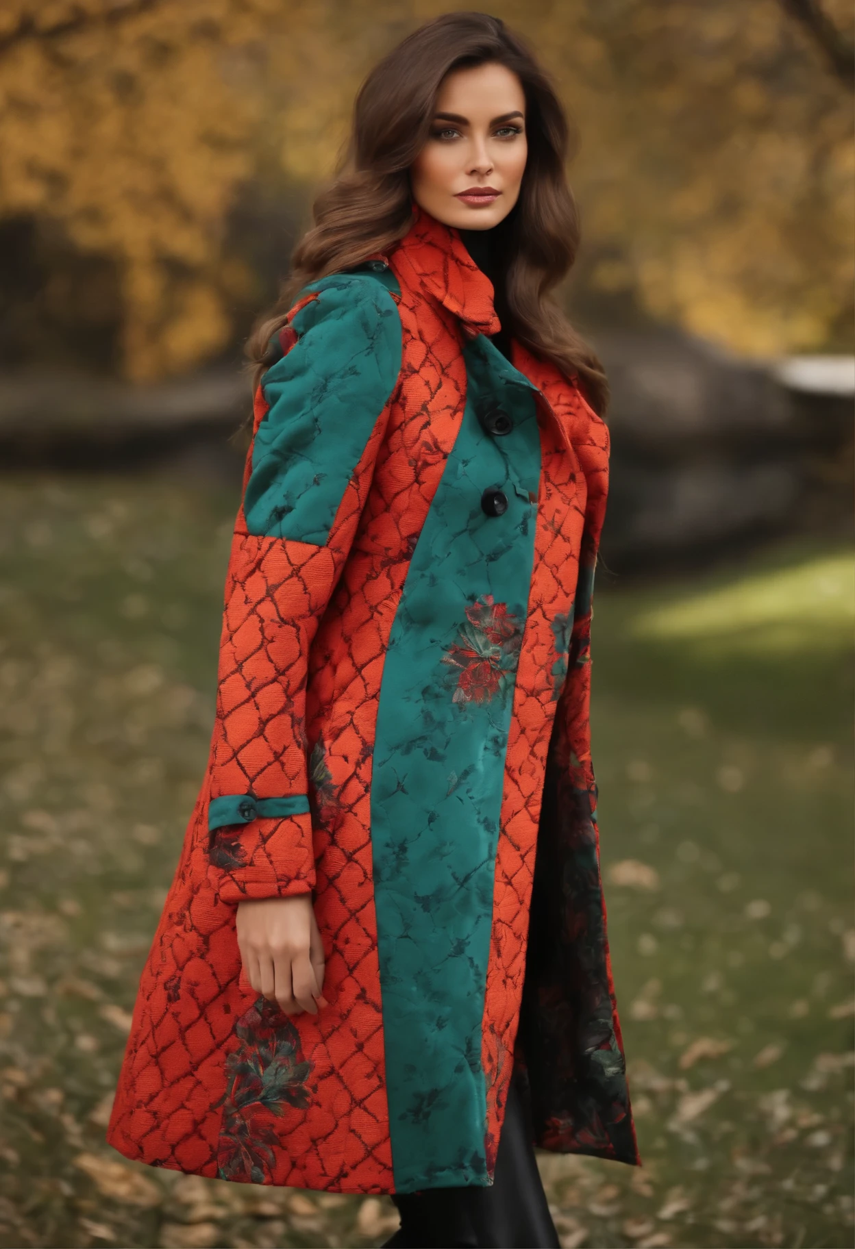 Create cold-weather coats with the AnnySexy brand name printed on the pieces.