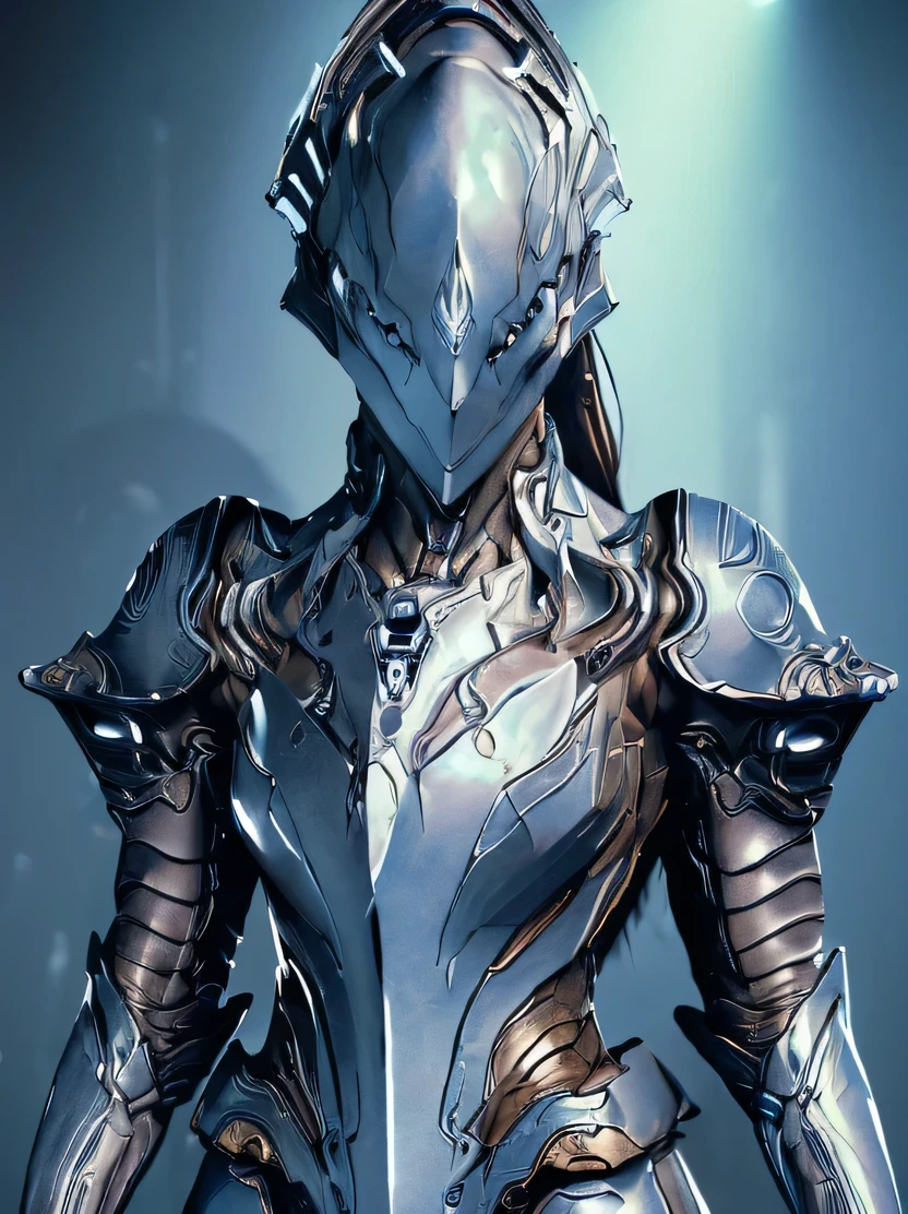 ((Masterpiece, top quality, highly detailed, high resolution, photorealistic, sharp focus, cinematic lighting)), ((solo woman, middle shot, focus from the chest up, face light)), high contrast , Warflame close-up, monocular lens, wearing intricately patterned armor, villain cyborg, alien cyborg, Crisis nano suit, assassin's elaborate mech armor, bad guy's face in armor, cool cyborg Still photo, black mecha