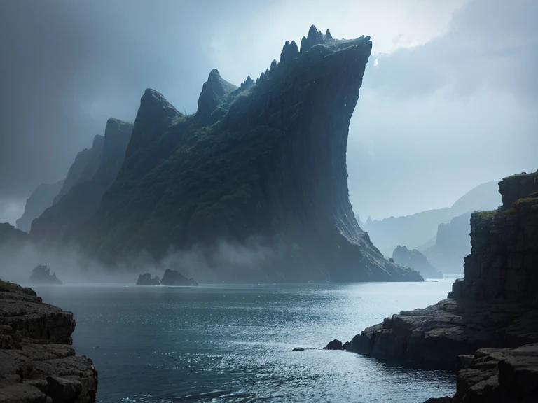 (Deep in the sea)(Mysterious island)(Mist)