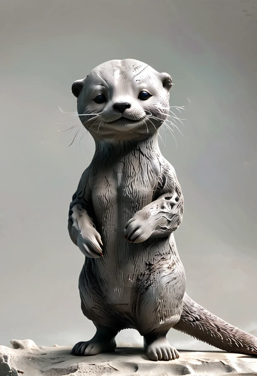 High-resolution images,masterpiece,best quality,An Otter