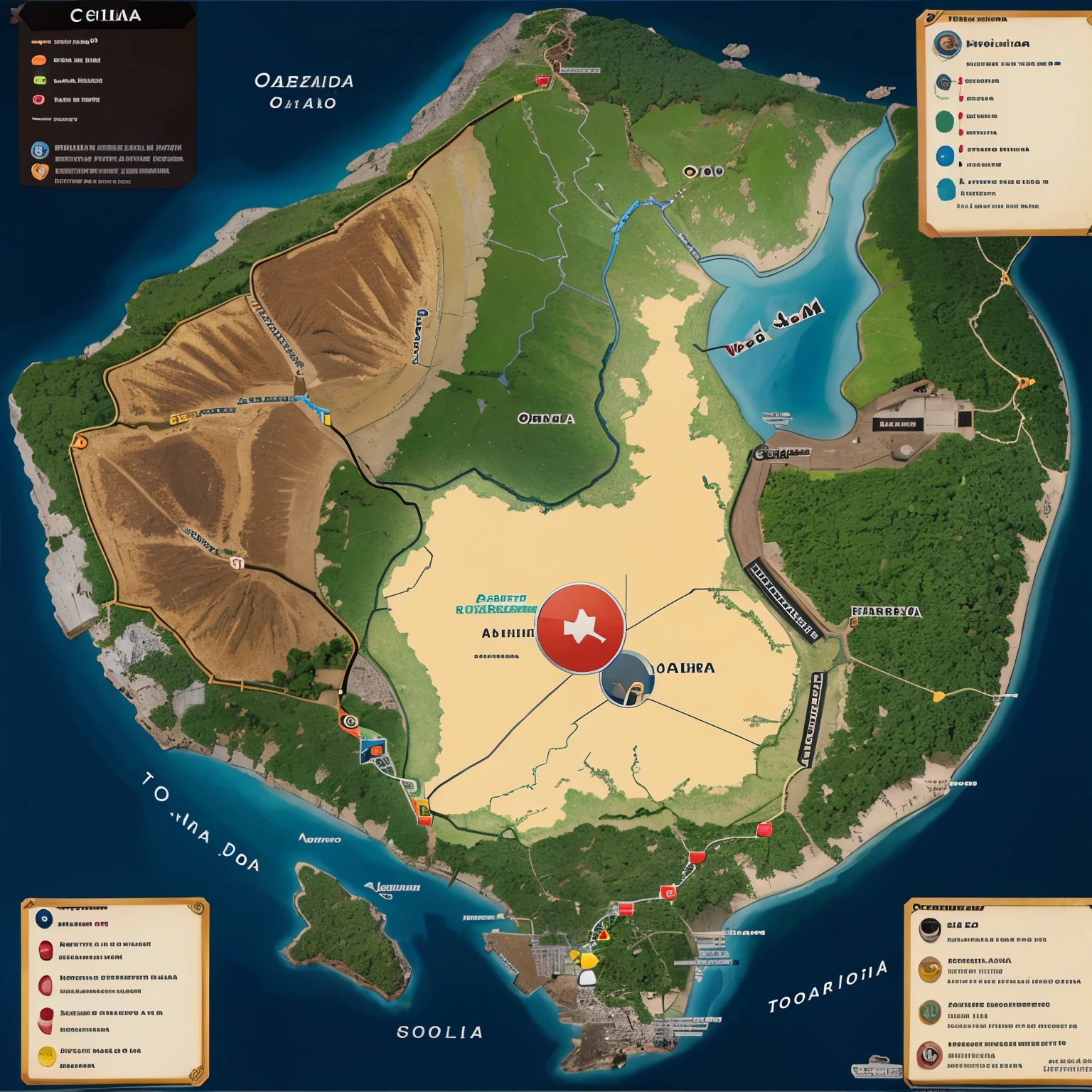 Create a Pokémon map based on Venezuela 