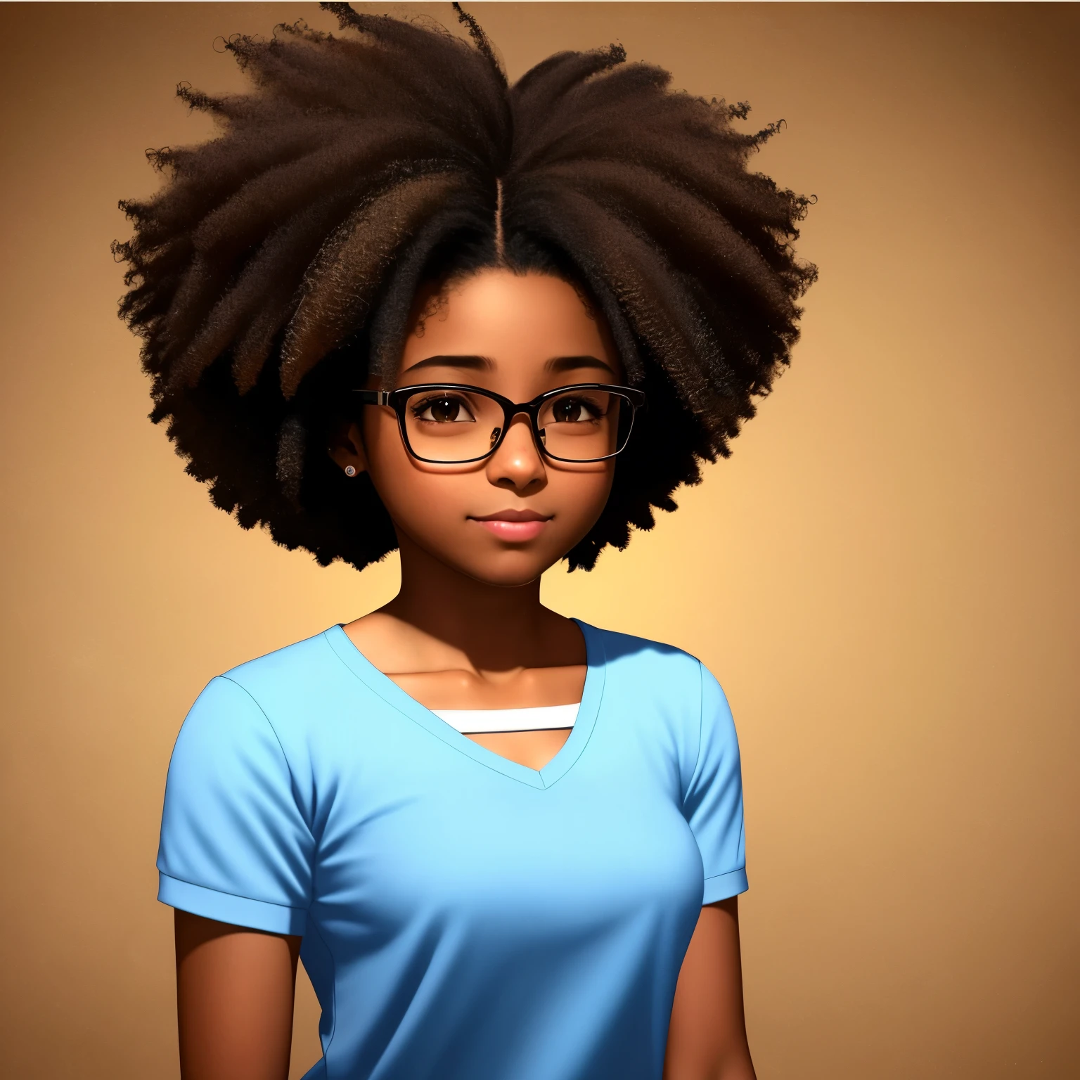 Young smiling male with square glasses and blue shirt, chico aracaju meme, memes do chico aracaju
Garota afro descrita com os cabelos longos e relaxados, estilo visual novel cg 2d, garota anime enriquecida por detalhes realistas, imagem em preto e branco, estilo de desenho noturno, visual novel cg de estilo surrealista, render 3d de uma garota afro bonita, foto em negrito, estilo visual novel cg, visual novel cg anime, digital illustration