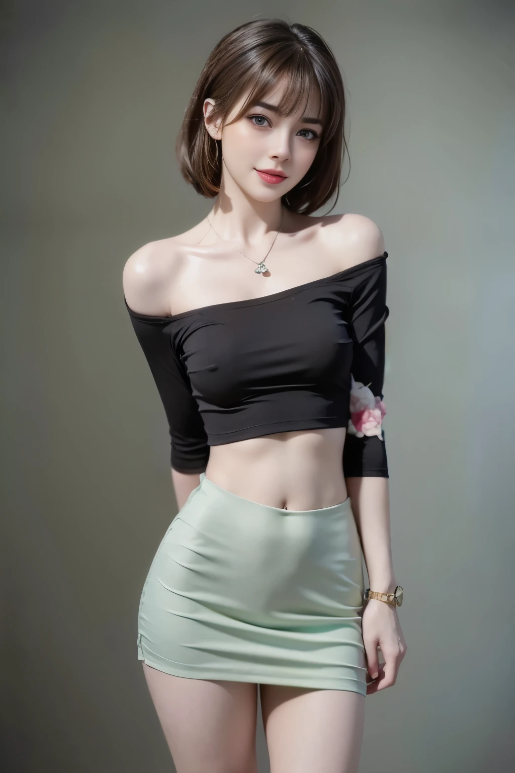 ((Best quality, 8k, Masterpiece :1.3)), Sharp focus :1.2, A pretty girl 24 years old with perfect figure :1.4, Slender abs :1.3, Raw photography、超A high resolution, full body, Best Quality, Ultra High Definition, (Photorealistic:1.4), Detailed Photo, Smiling, Sexy, Facing Camera, Close-up (Masterpiece: 1.3), (8K, Photorealistic, Best Quality: 1.4), (1girl), Beautiful Face, (Realistic Face),Beautiful Hairstyle, Realistic eyes, beautiful detail eyes, (realistic skin), beautiful skin, (sweater), absurd, attractive, ultra high resolution, ultra realistic, high definition, golden ratio,Good hands、10、high-reaster-piece、highest quality、head:1.3、((Hasselblad photo))、Fine Skin、crisp focus、(Light like a movie)、gentle lighting、Dynamic Ungle、[:(detailed face:1.2):0.2]、
Negative Pro, smiling, ((detailed face )),(detailed body ) , (((The massage central))), (((room master))), Highly detailed face and skin texture, Detailed eyes, Double eyelid,big breasts,masterpiece,super fine eyes,super fine hand,Wearing jewelryrealistic, face zoom, perfect makeup