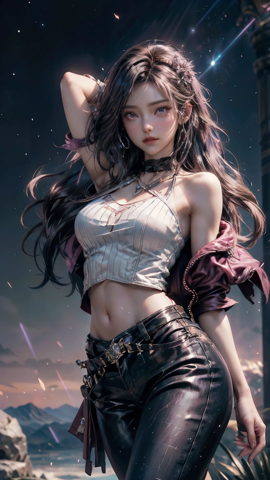 stylized watercolor digital illustration, attractive, fashion, young creamy pale skinning lady, Jessica, age 24, top angle shot, purplish brown light hair, metropolis background, cinematic light, white bardot shirt, tight short shorts, Art by Carne Griffiths and Wadim Kashin, Yoji Shinkawa, Peter Draws, heavenly Pretty face, detailed eyes, perfect ???????, nature hand poses, nature legs poses, approaching perfection, dynamic poses, luminism, highly detailed, character sheet, sharp focus, full body shot, 8k UHD, masterpiece, ultra fine detail,