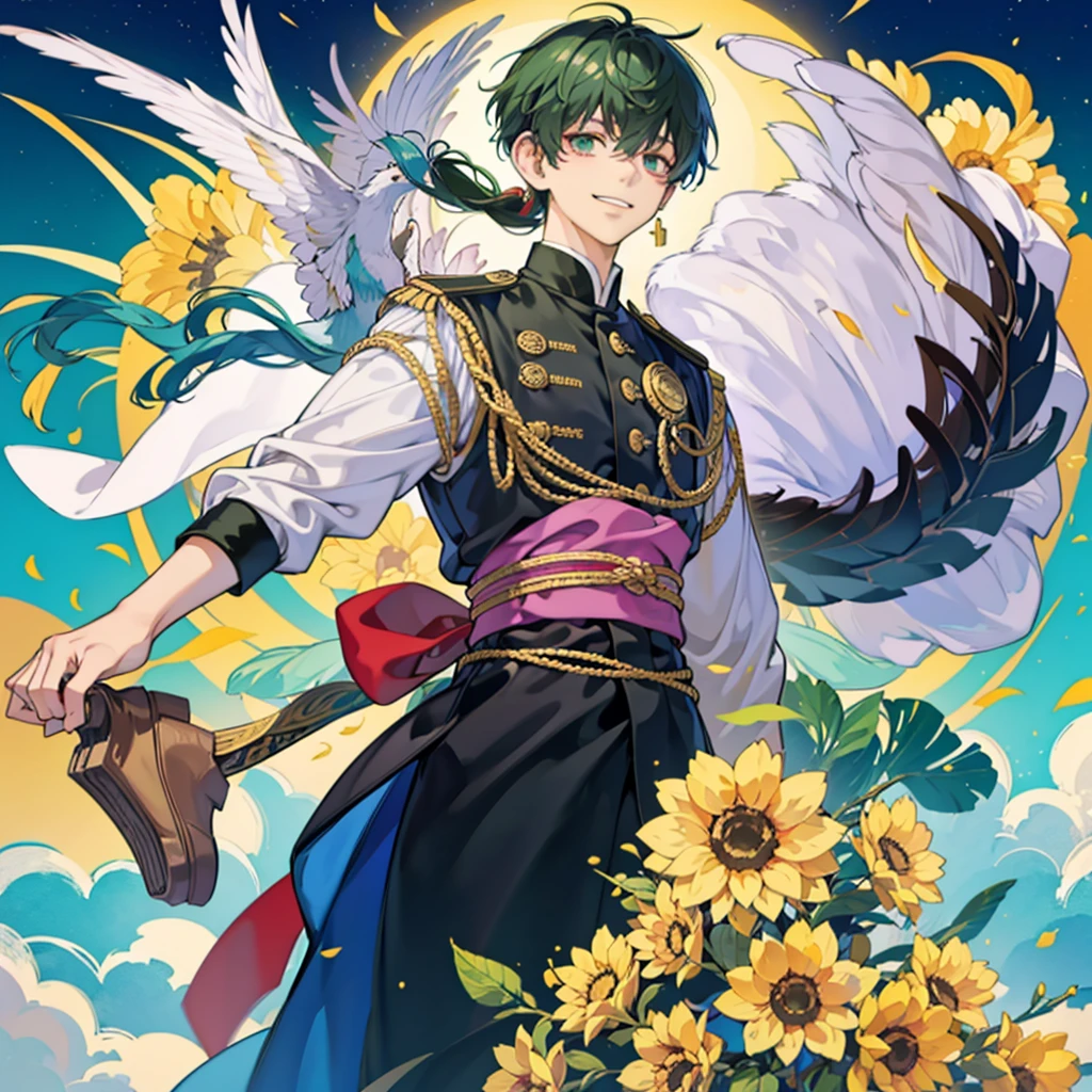 Matsuno Chifuyuu from tokyo revengers with cute smile and cute oufit,high quality ,