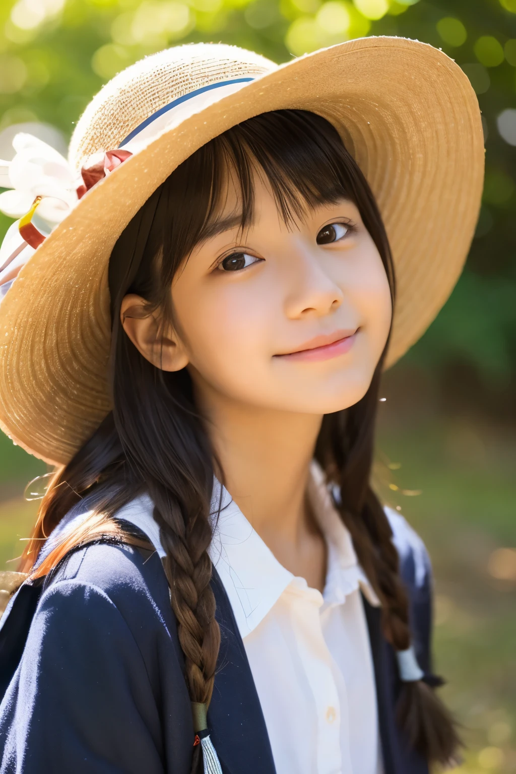 、hat、瞳がshine、目がbeautiful、Lively、beautiful、Lively、shine、