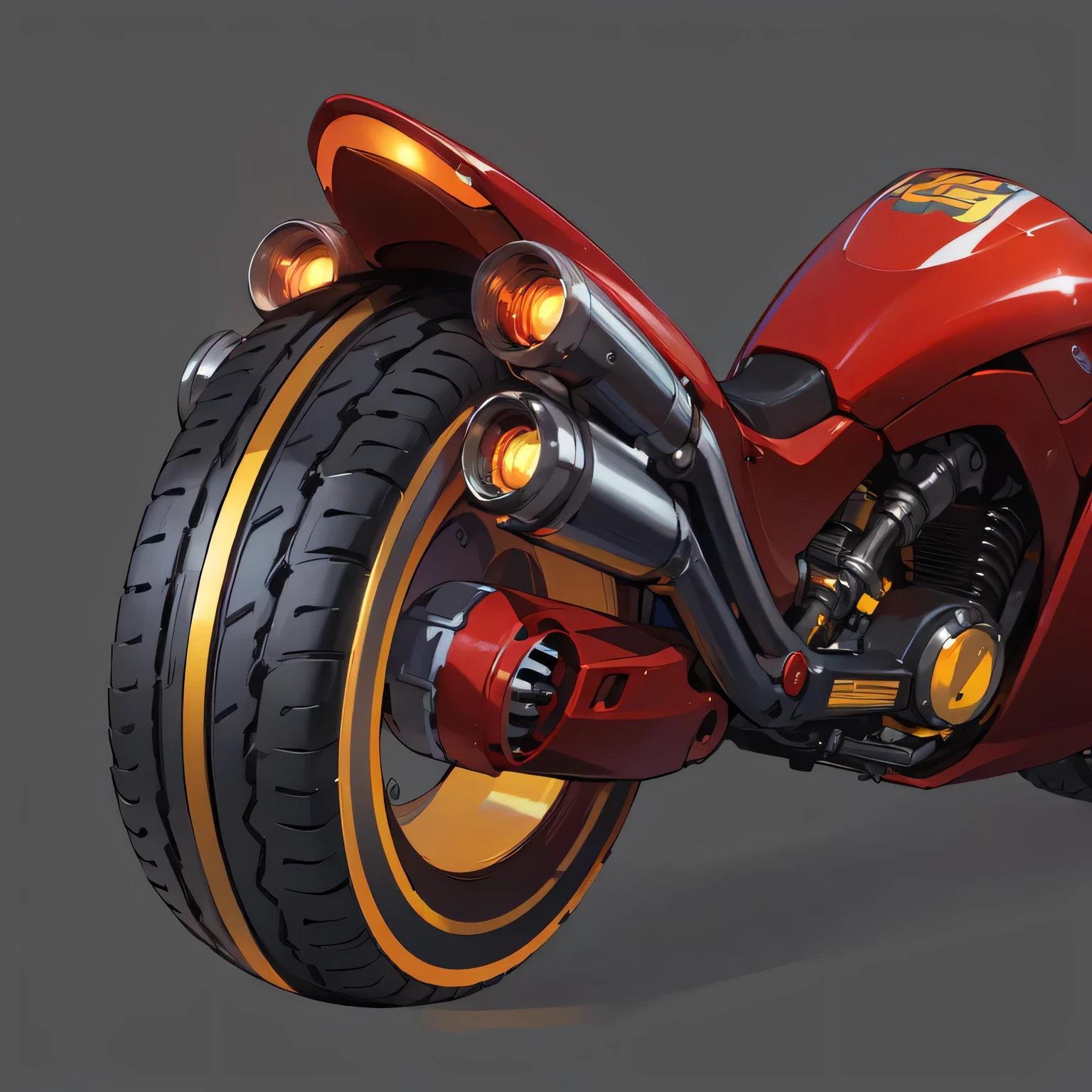 (masterpiece:1.2),Best quality,Metal pattern,metallic feel,sports shoes,Mechanical structure,Fashion Brands,Red motorcycle,Cool motorcycle