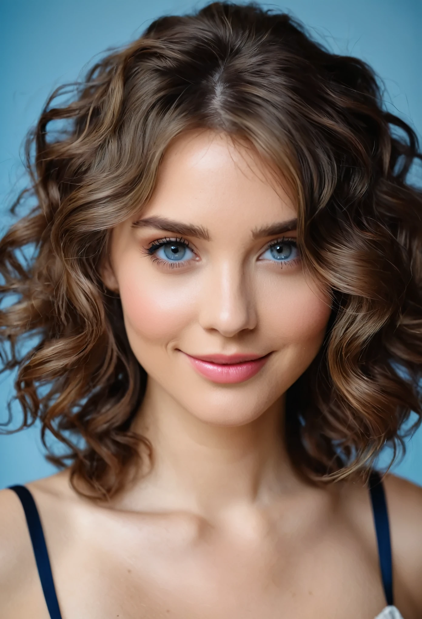 Let her look past the camera