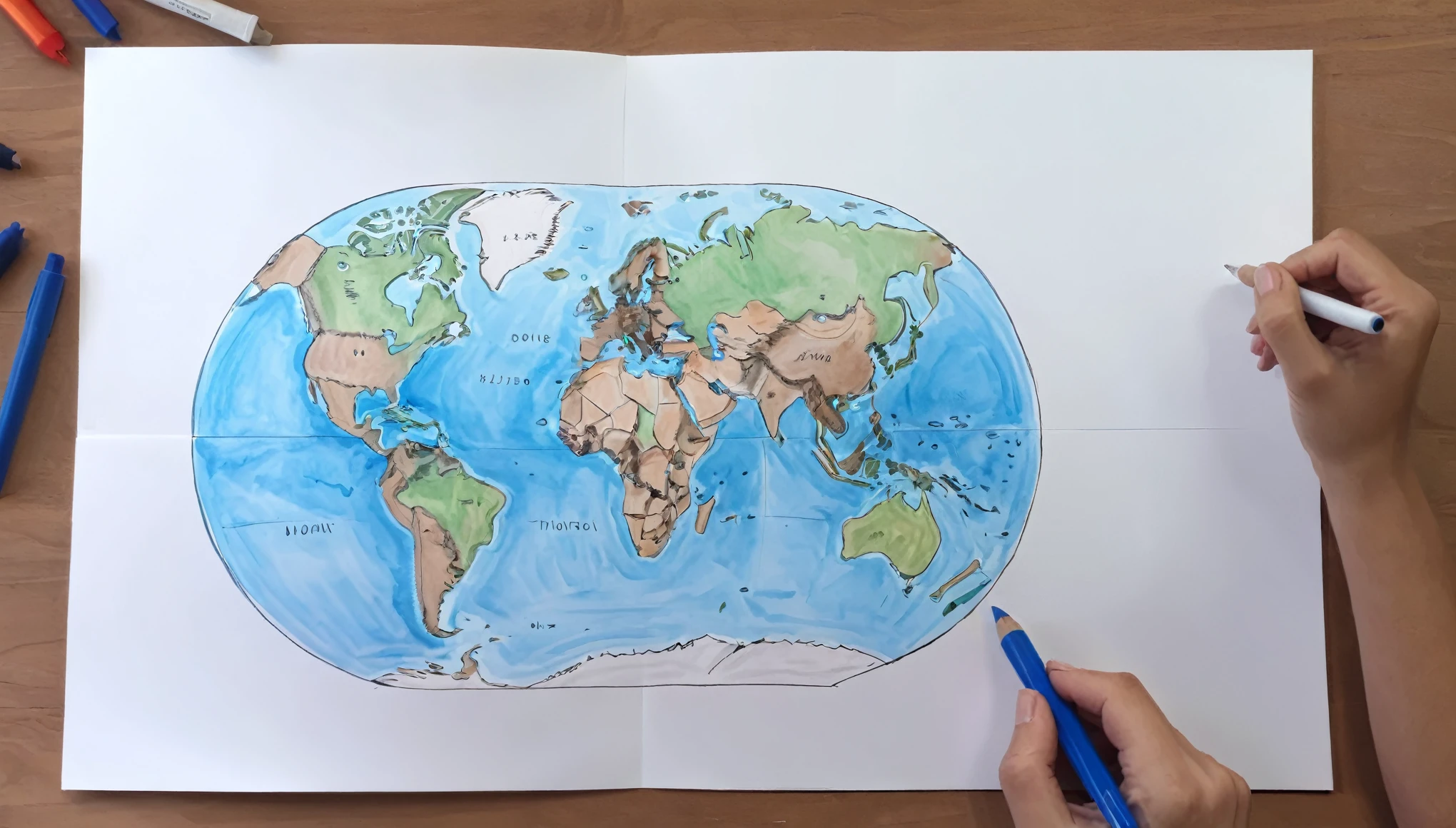 Draw a video of the world's fastest man Bolt running on the track