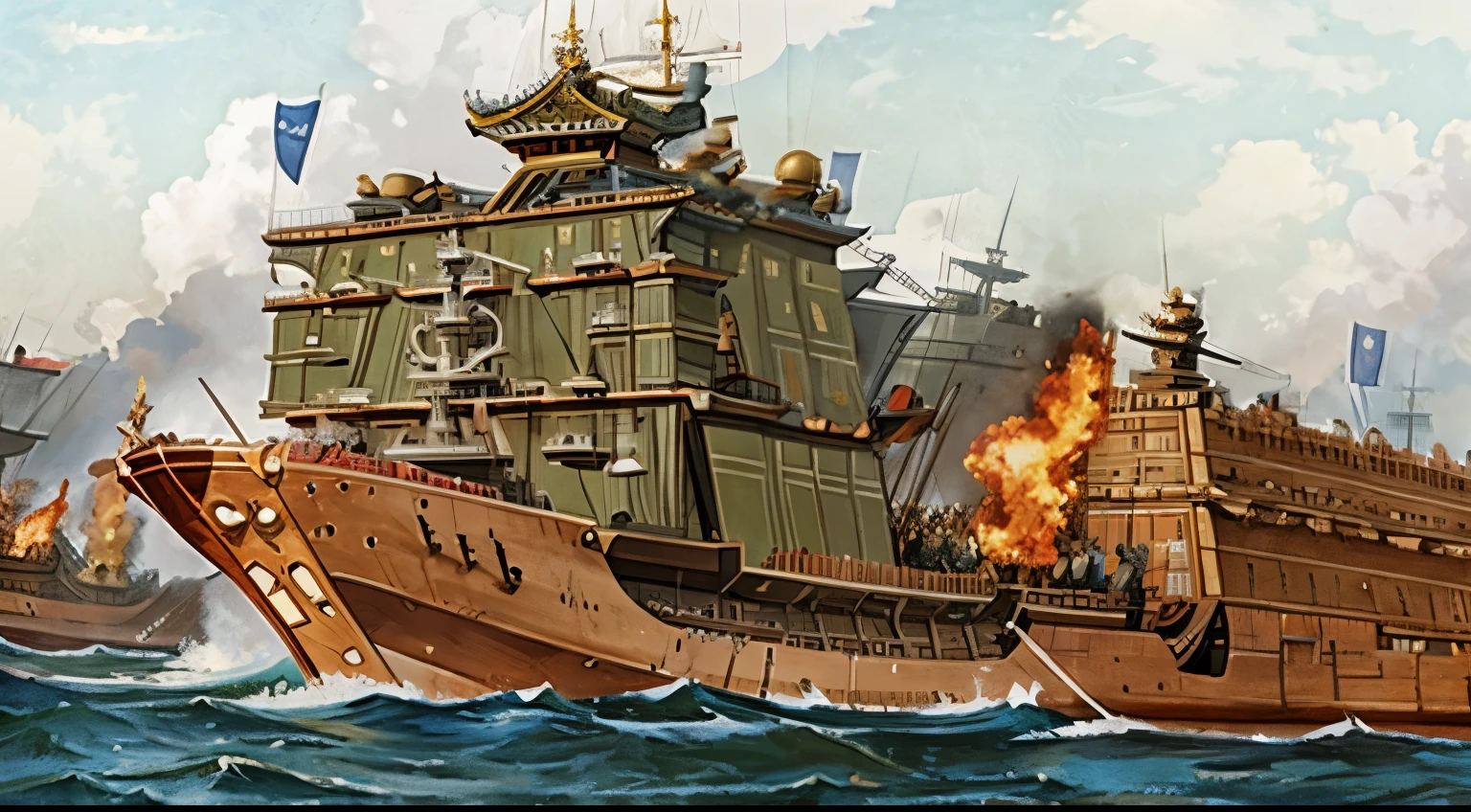 Naval Battles, Warring States Period