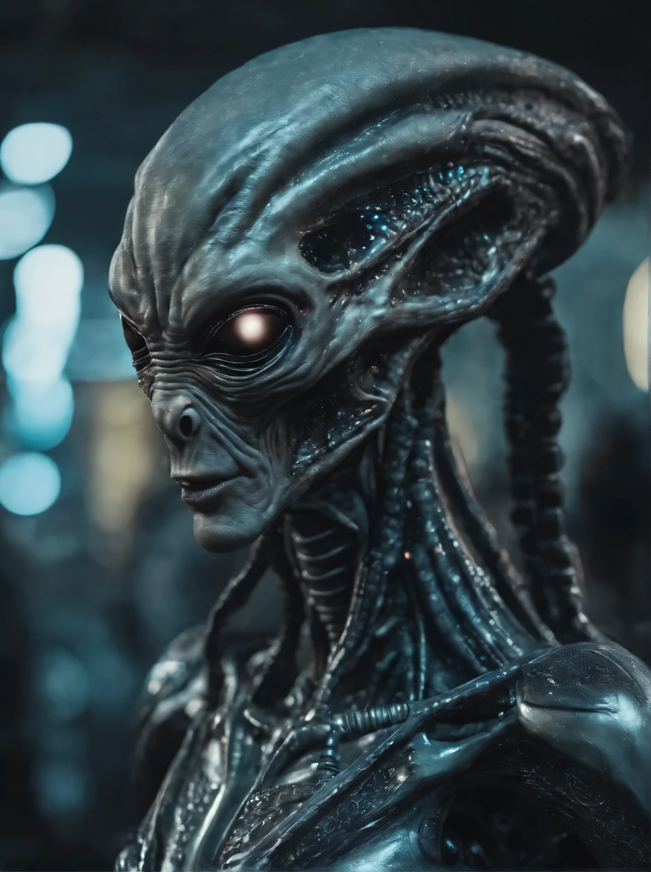 Various humanoid alien races, Sharp focus, 8K quality, RAW Photos, Intricate details