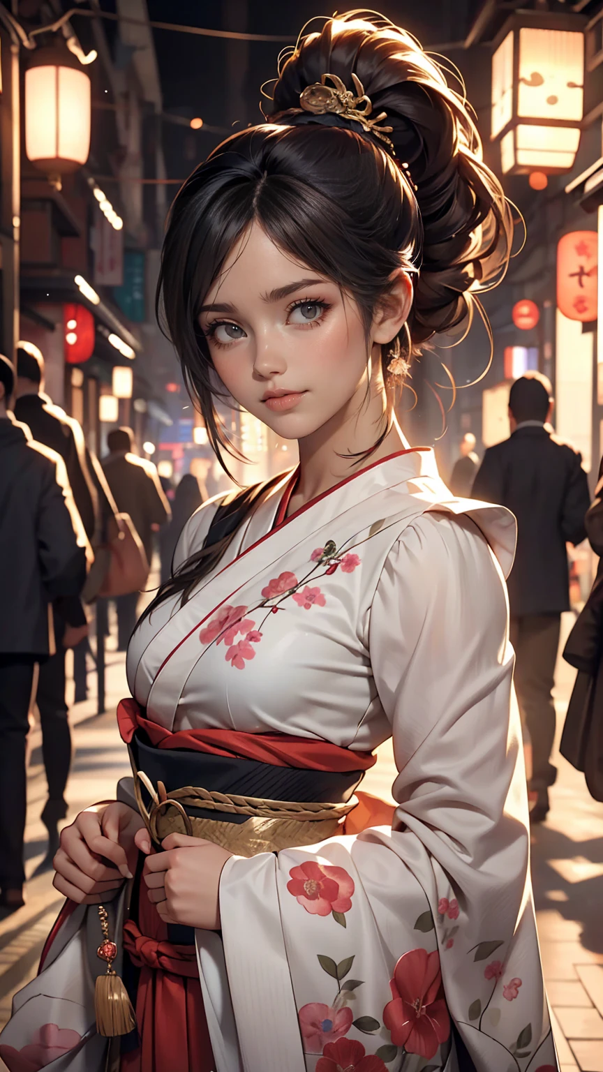 No sleeve, ponytail, Japanese Girls, 8k, Legal Photography, highest quality, masterpiece, Realistic, Photorealistic ultra-detailed, One Girl, cute, The best smile, Beautiful Eyes, Long Hair, Perfect Face,