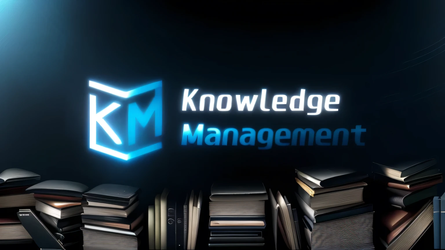 KM logo，Knowledge Management This image is composed of books. KM band represents data management. Book management. Knowledge management. Technology style. Soft technology embedded in the style of books. Light color 16K Best quality. Seed 2496745243