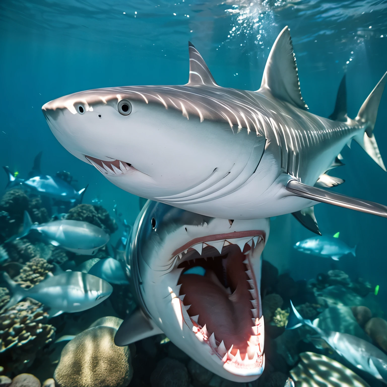 (masterpiece), (highest quality),(shark)
