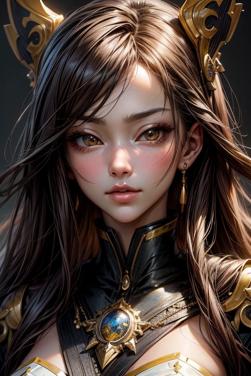 wgz style,portrait of a beautiful women highly detailed,perfect femine face,Classical oil painting,by masamune shirow, by William-tae Kim