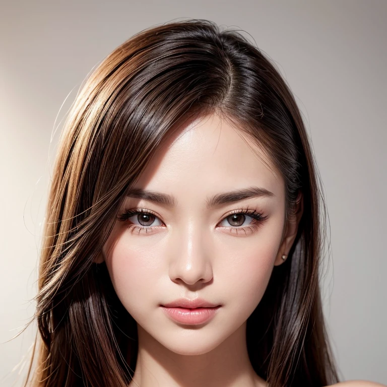 (beautiful detailed face, portrait), (natural lighting), (vivid colors), (highres), (sharp focus), (photorealistic:1.37), (neutral expression), (studio backdrop), (clear background), (professional), (best quality), (passport size), (professional headshot), (closeup), (soft lighting), (subtle retouching), (minimal makeup), (symmetrical composition), (impeccable skin), (perfectly aligned features), (neutral color clothing), (subtle smile), (round face), (attractive features), (well-groomed hair), (friendly appearance), (confident expression), (ageless beauty), (fine details), (high resolution), (balanced exposure), (polished look), (classic style), (elegant), (flawless complexion), (beautiful eyes), (graceful pose), (neatly groomed eyebrows), (subtle highlights), (undersaturated colors), (realistic skin tone).