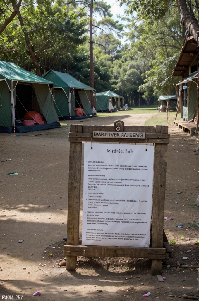 Direction: Assume that you are one of the event organizers or team leaders
at Camp Kawayan. You are advised to make rules/guidelines to be
implemented inside the camp. Write it in a long bond paper by following the
given format/instructions below.
1. Cite the name of the camp.
2. Rules/guidelines must be a maximum of 10 and be presented in a
number format rather than in paragraph form.
3. Include a signatory below for who implemented the rules.
4. Make your creative output.
Example
Rules
(Name of the Camp)
1. Maintain cleanliness inside the camp area.
2. Throw garbage properly.
By: Management