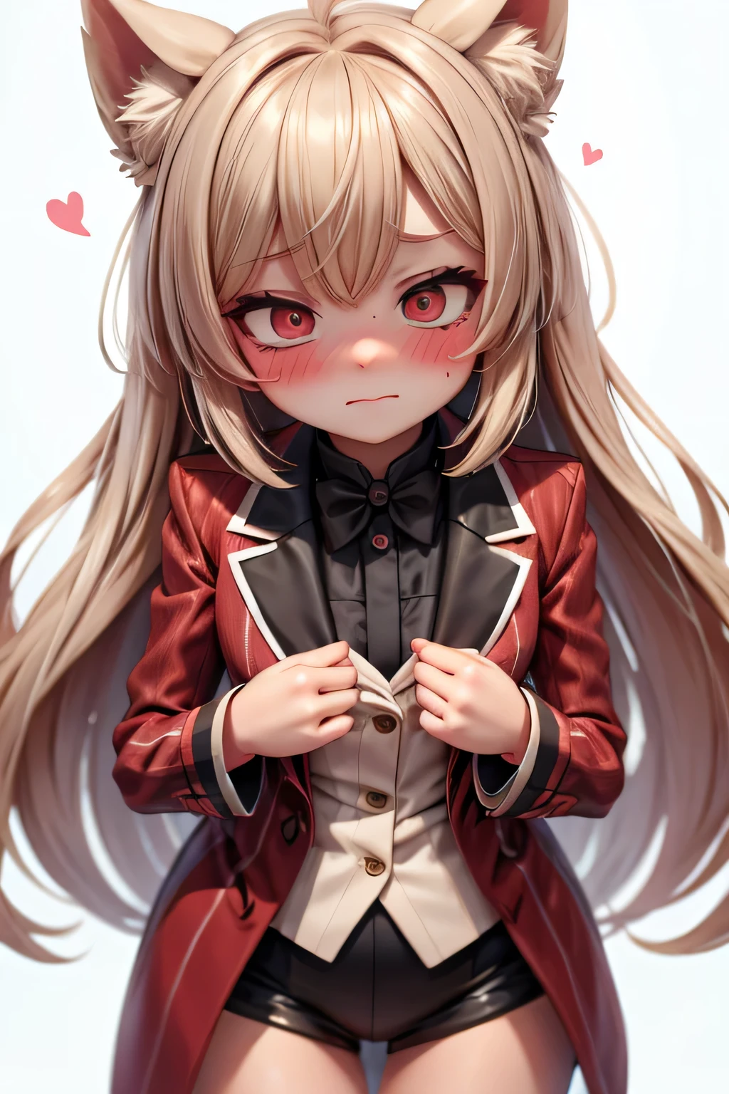 embarrassed, blush