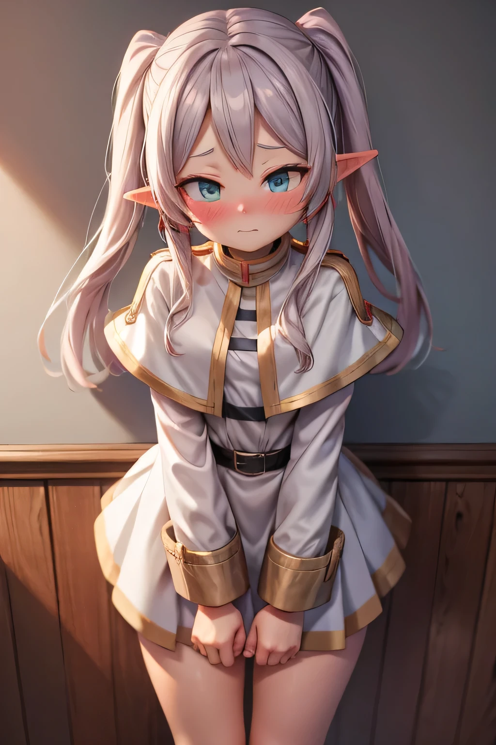 embarrassed, blush