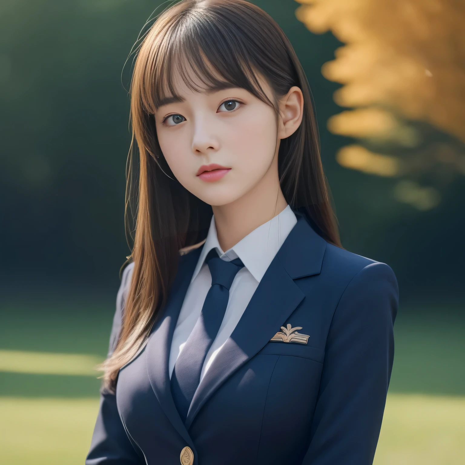(RAW Photos:1.2), (Realistic:1.4),((One Girl))、 Beautiful detailed girl, Very detailedな目と顔, Beautiful and detailed, Beautiful appearance, Incredibly beautiful body, , (Very detailedな, High resolution, Very detailed, highest quality), ((JK)), Enhance aesthetic sense,CG, Unity,Aura Glow, amazing beautiful skin, In detail,valley、emotion、 (masterpiece, HVery detailed CG uniform 8k wallpaper), Light on the face, Natural light、One Girl in、18-year-old、(Huge breasts:1.15)、School Area、((Dynamic pose))、Late Autumn、(More than half)、(pantyhose)