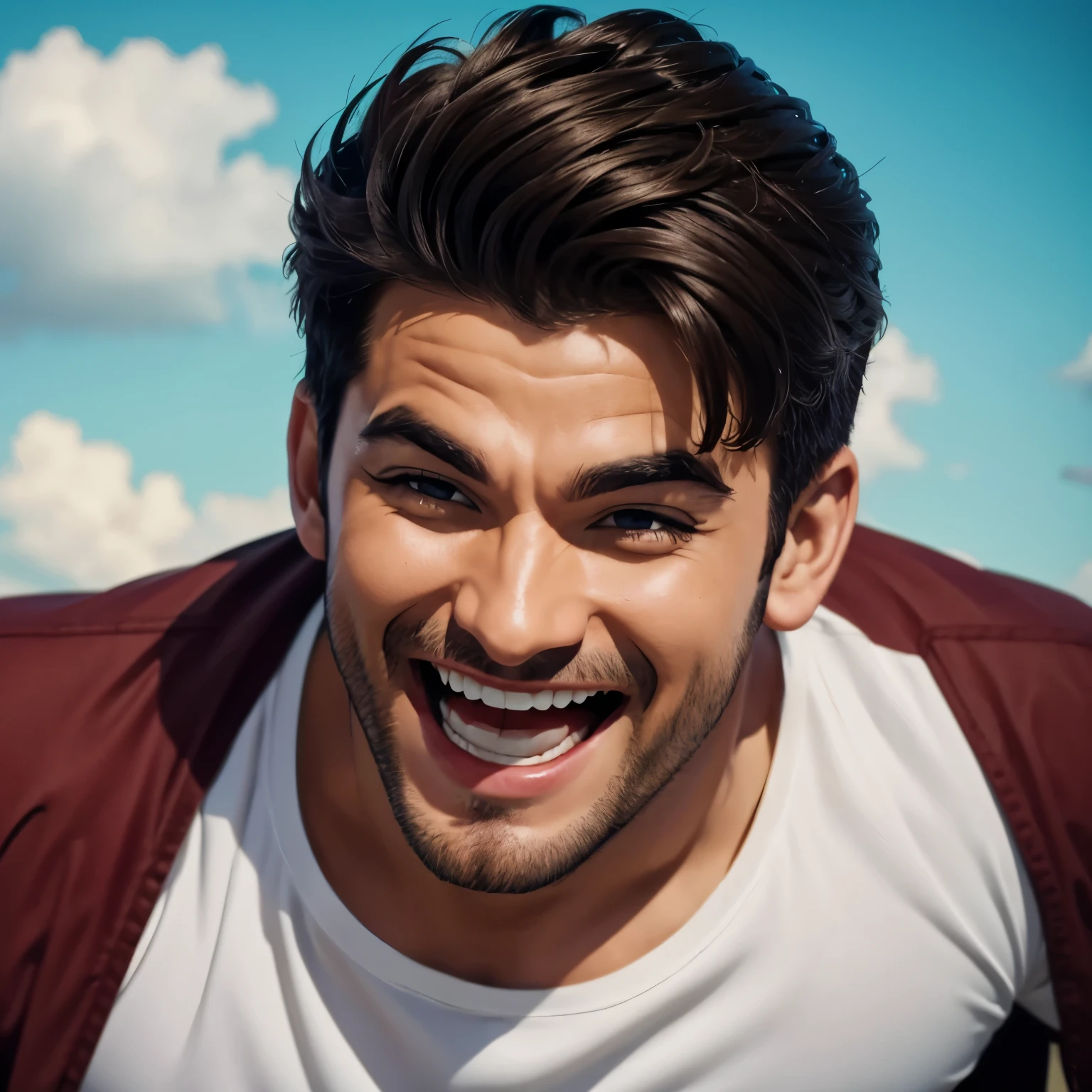 Laughter male image for you tube channel