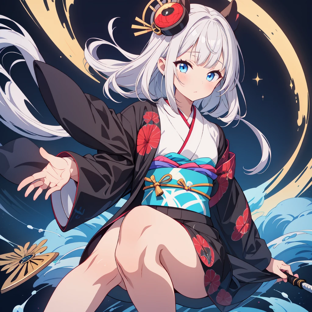 ((4K, masterpiece, best quality)), ink painting, traditional Chinese ink painting, lotus, han dress, maxi kit, modest outfit single girl, 独奏, gray hair, long hair, fox ears, Caucasian, 比基尼, Fish, lots of fish nearby, Look at the beholder, Tease穿著黑色洋裝躺on the beach的毯子上的動漫女孩, seductive anime girl, I'll draw a fan too, Beautiful charming anime woman, Azure Lane style, Cute anime waifu wearing beautiful clothes, Anime cute art style, Clean and detailed anime art, on the beach, Wear a swimsuit, Monokini, anime goddess, Outstanding Makina, Animated character lying on the floor at the beach,There is a cat in the background, anime girl squatting, Meow, Anime catsgirl, white cat girl, cute Anime catsgirl, From Girls Frontline, White fox, Highest rated on pixiv, Nekomimi, Popularity on pixiv, Anime cats, 她旁邊有一隻貓anime Girl with blue hair and black pants sitting on the ground, seductive anime girl, Anime cute art style, Smooth anime CG art, Attractive anime girl, Beautiful blue haired girl, Highest rated on pixiv, Girl with blue hair, anime girl with teal hair, Detailed anime character art, Digital anime illustration, Clean and detailed anime art, beautiful anime girl, Digital animation art