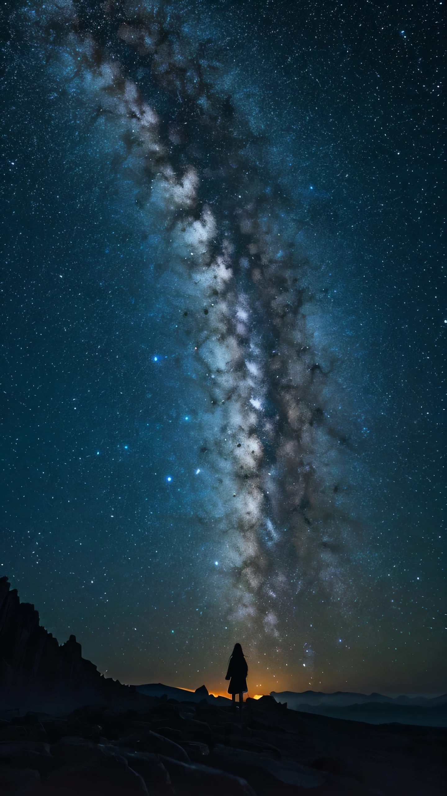 Highest quality,Fantasy,milky way