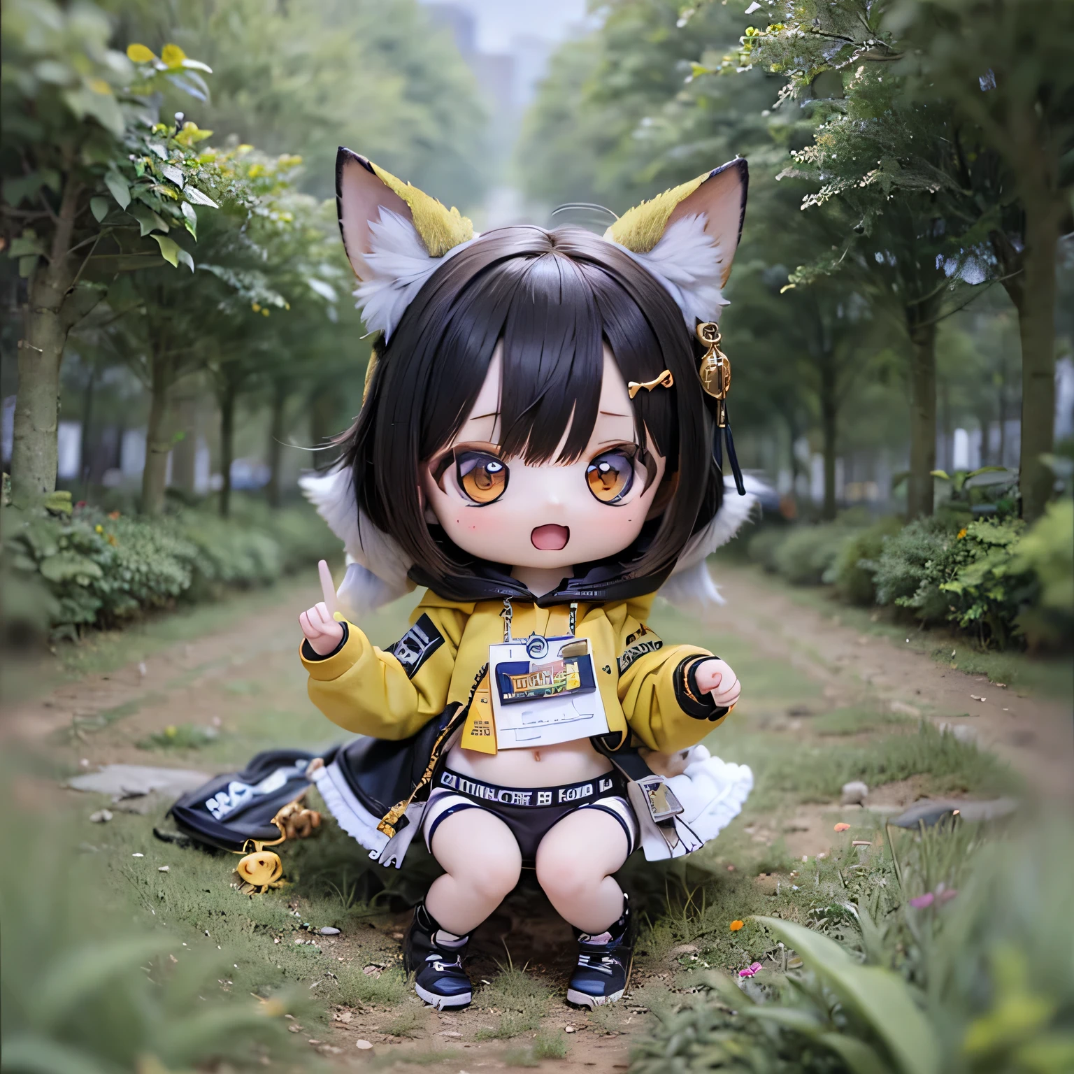 shiba inu girls chibi run