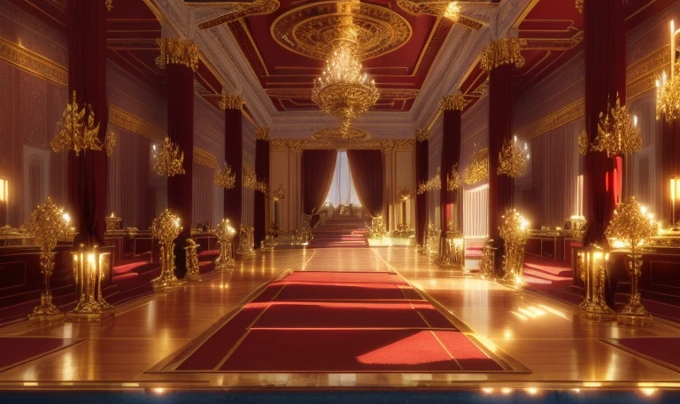 A luxurious mansion, palace