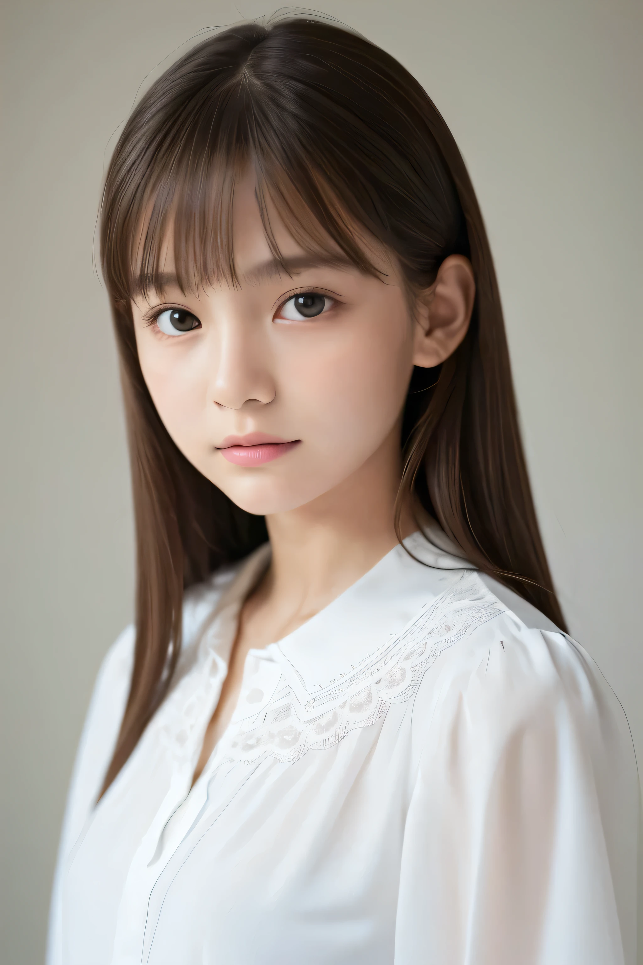 ((Highest quality)), ((Photo quality)), (detailed), Perfect Face,,Upper Body,Thin arms,White skin,