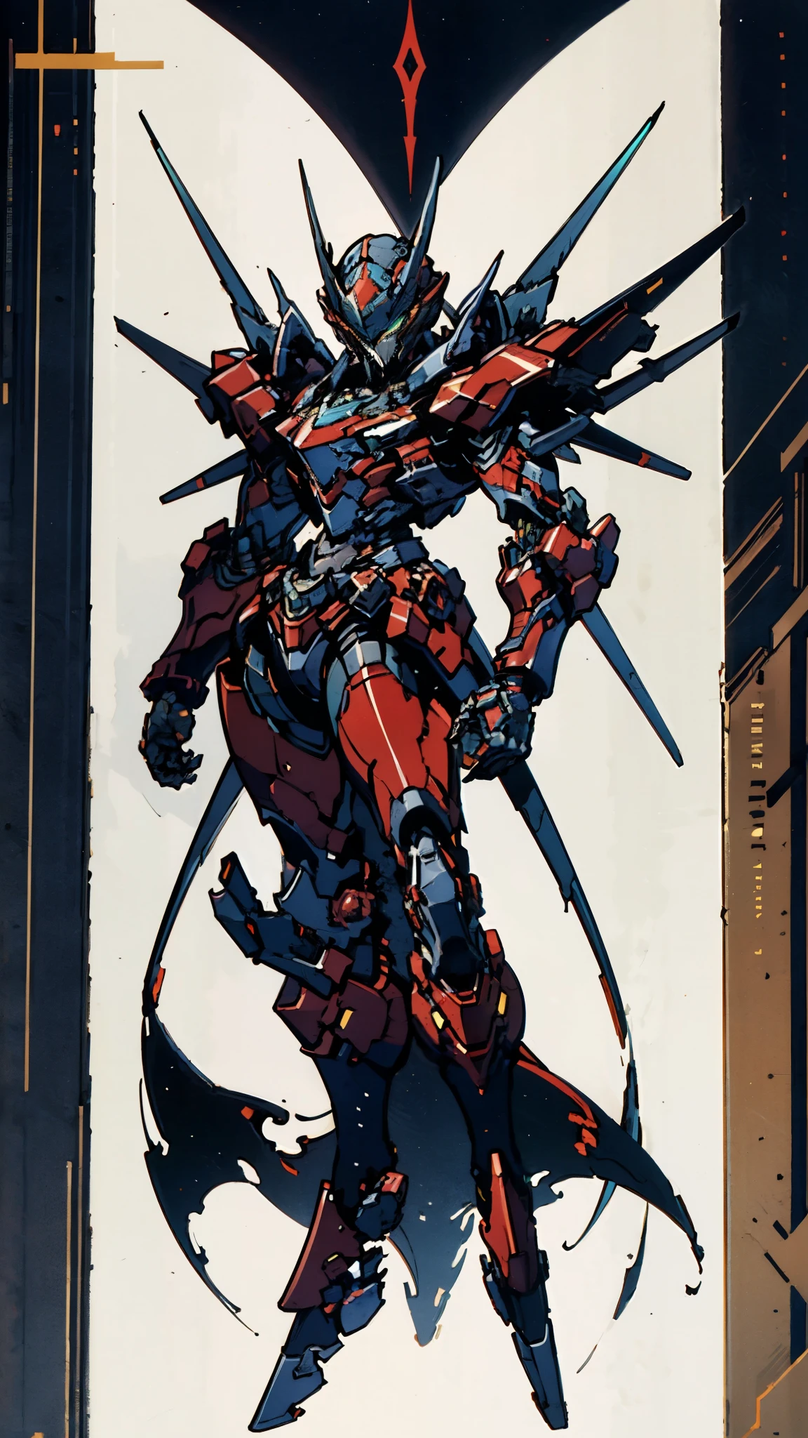 A man wearing a full-face helmet, a fantasy-style biotech armored combat suit, green eyes, (a composite layered chest armor), fully enclosed shoulder guards, matching arm and leg guards, the belt is adorned with fangs biting into orbs, (the color scheme is primarily black with red accents), the design balances heavy with agility, a high-tech bio-mecha armor, (Bat concept Armor, stand on the top of a skyscraper in a futuristic sci-fi city), this character embodies a finely crafted fantasy-surreal style armored hero in anime style, exquisite and mature manga art style, (element, plasma, energy, the armor glows), ((male:1.5)), metallic, real texture material, dramatic, high definition, best quality, highres, ultra-detailed, ultra-fine painting, extremely delicate, professional, perfect body proportions, golden ratio, anatomically correct, symmetrical face, extremely detailed eyes and face, high quality eyes, creativity, RAW photo, UHD, 32k, Natural light, cinematic lighting, masterpiece-anatomy-perfect, masterpiece:1.5