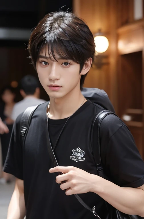 一人の少年、美少年、イケメン、18歳、日本男児、黒髪、銭湯、上半身裸、股間の膨らみ、服を脱ぐ、素肌を見せる、足を開く,白い下着、裸足、立ち姿、痩せてる