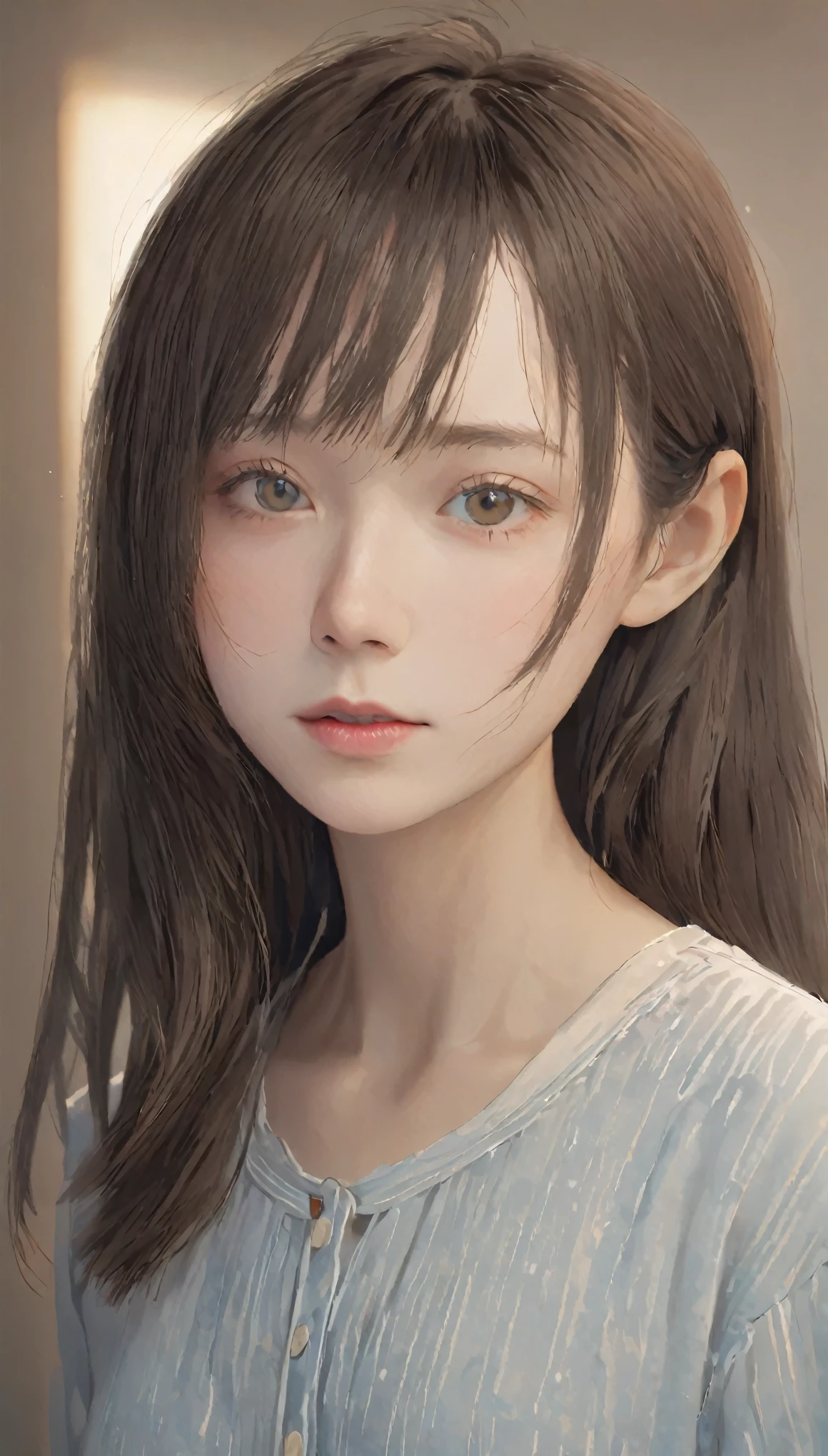 ((software: 1.4)), ((Detailed face, Professional photography)), ((software, (zettai ryouiki:1.4), 1 person)), Ultra-high resolution, (Realistic: 1.4), RAW Photos, Highest quality, (PhotoRealistic Stick), concentrated, Soft Light, (()), ((Japanese)), (( (Young Face))), (surface), (Depth of written boundary), masterpiece, (Realistic), woman, bangs, ((1 person))