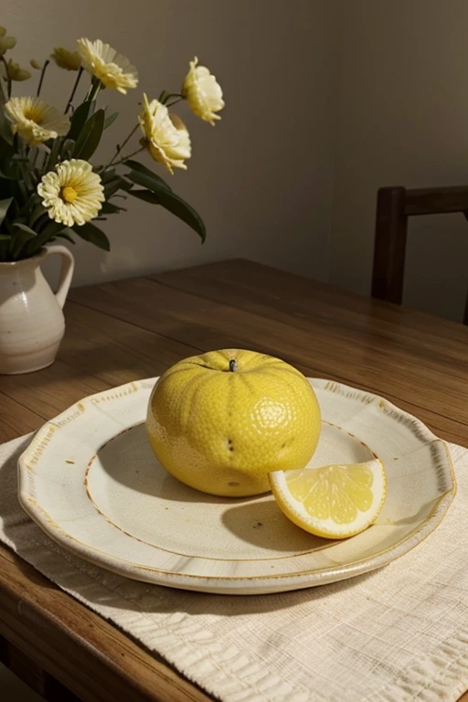 There would be a large ceramic butter dish on the table., potes de geleia, mel, torradas, pomelos cortados ao meio. Seria cedo. It would be the beginning of a long May day.
