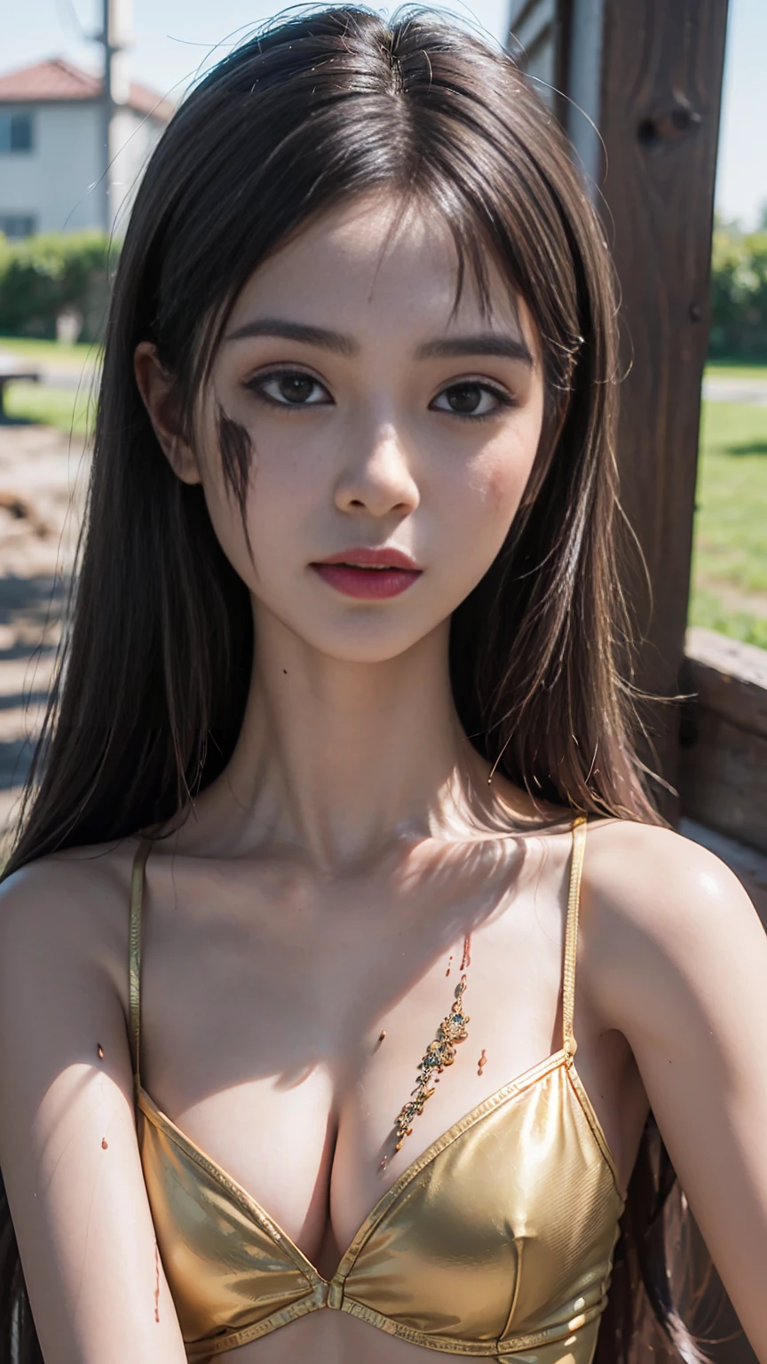 (highest quality、16k、masterpiece、Realistic、Very detailed、Beautiful in every detail、Ray Tracing)、photograph、Outdoor shooting、BREAK ,Silver Hair、Pink mesh hair color、Beautiful Asian Girl, High resolution, ((((smearing mud on the body:1.2)))), Glossy body、((((Mud in hair and face))))、20 year old female model、(whole body)、(dirty)、((((Like a clay doll))))、odor、
(Detailed face、The Golden Ratio of Beauty)、Random facial expressions、Super cute idol-like face