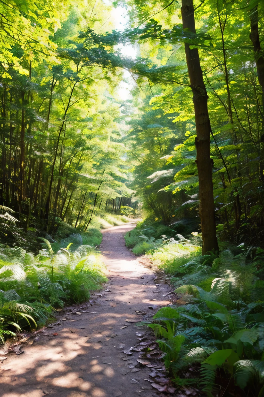 in the forest、bright、Animal Path