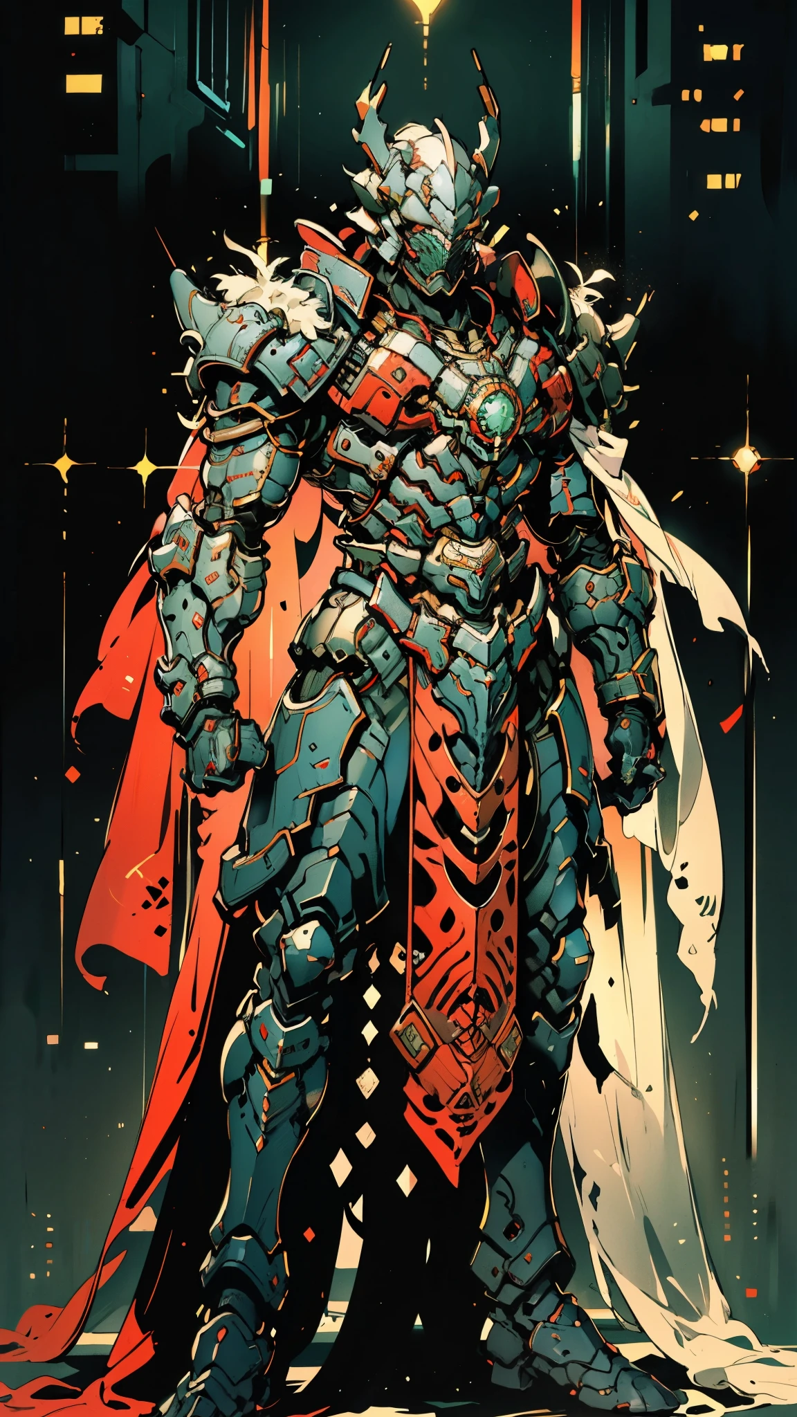 A man wearing a full-face helmet, a fantasy-style biotech armored combat suit, green eyes, (a composite layered chest armor), fully enclosed shoulder guards, matching arm and leg guards, the belt is adorned with dragon claw grasping orbs, (the color scheme is primarily black with red accents), the design balances heavy with agility, a high-tech bio-mecha armor, (Armor Concept Inspired by Dragons, stand on the top of a skyscraper in a futuristic sci-fi city), this character embodies a finely crafted fantasy-surreal style armored hero in anime style, exquisite and mature manga art style, (element, plasma, energy, the armor glows), ((male:1.5)), metallic, real texture material, dramatic, high definition, best quality, highres, ultra-detailed, ultra-fine painting, extremely delicate, professional, perfect body proportions, golden ratio, anatomically correct, symmetrical face, extremely detailed eyes and face, high quality eyes, creativity, RAW photo, UHD, 32k, Natural light, cinematic lighting, masterpiece-anatomy-perfect, masterpiece:1.5