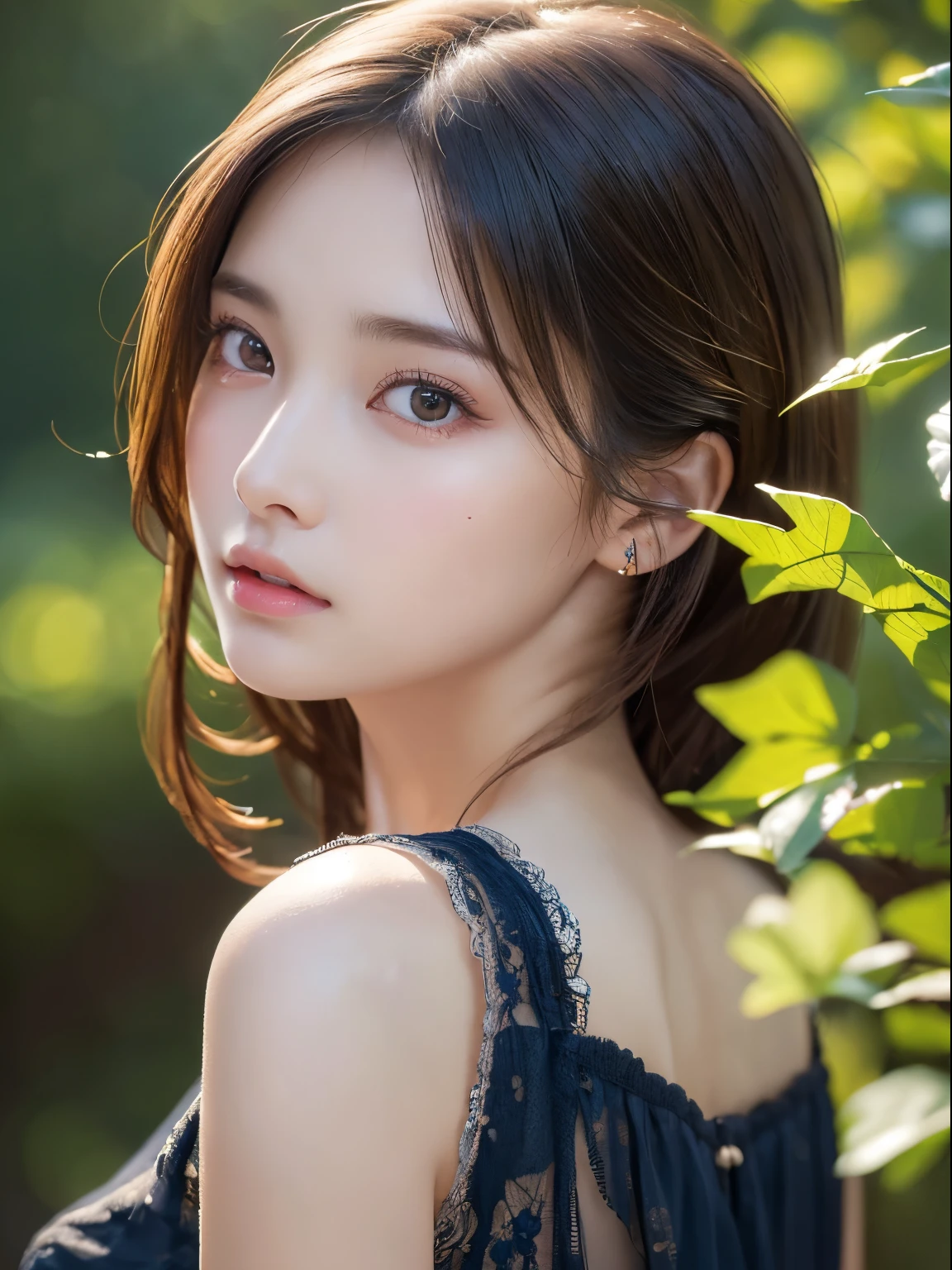 ((highest quality)),(超A high resolution),(Very detailed),(Detailed Description),((The best CG)),(masterpiece),Ultra-detailed art、(highest quality、8k、32k、masterpiece)、(Realistic)、(Realistic:1.2)、(High resolution)、Very detailed、Very beautiful face and eyes、1 female、((Narrow eyes、Droopy eyes:1.4、Fine grain))、Tight waist、Delicate body、(highest quality、Attention to detail、Rich skin detail)、(highest quality、8k、Oil paint:1.2)、Very detailed、(Realistic、Realistic:1.37)、Bright colors